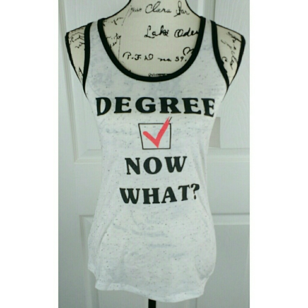 NWT Awake black & white racer back tank, size xs